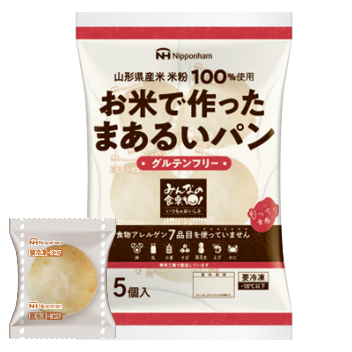 日本無麩質冷凍米麵包