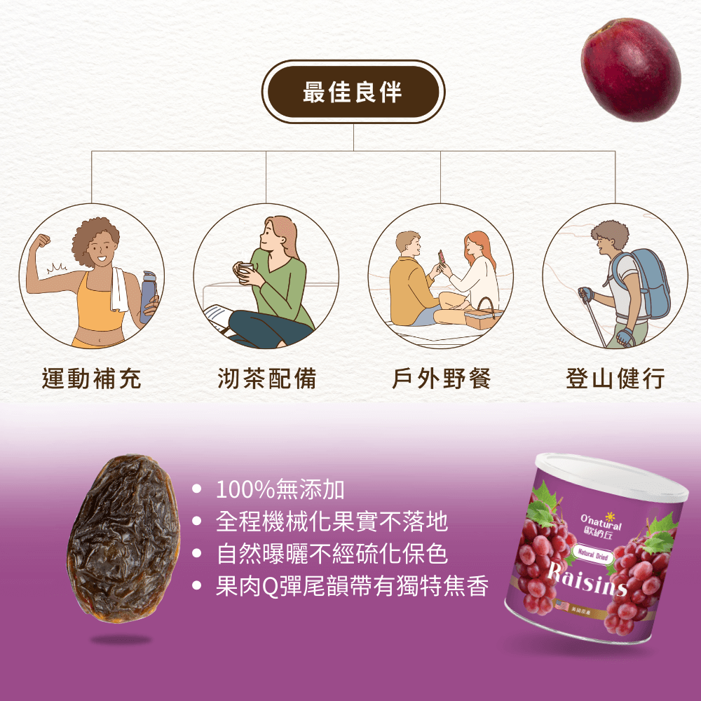 美國加州火焰葡萄乾 360G