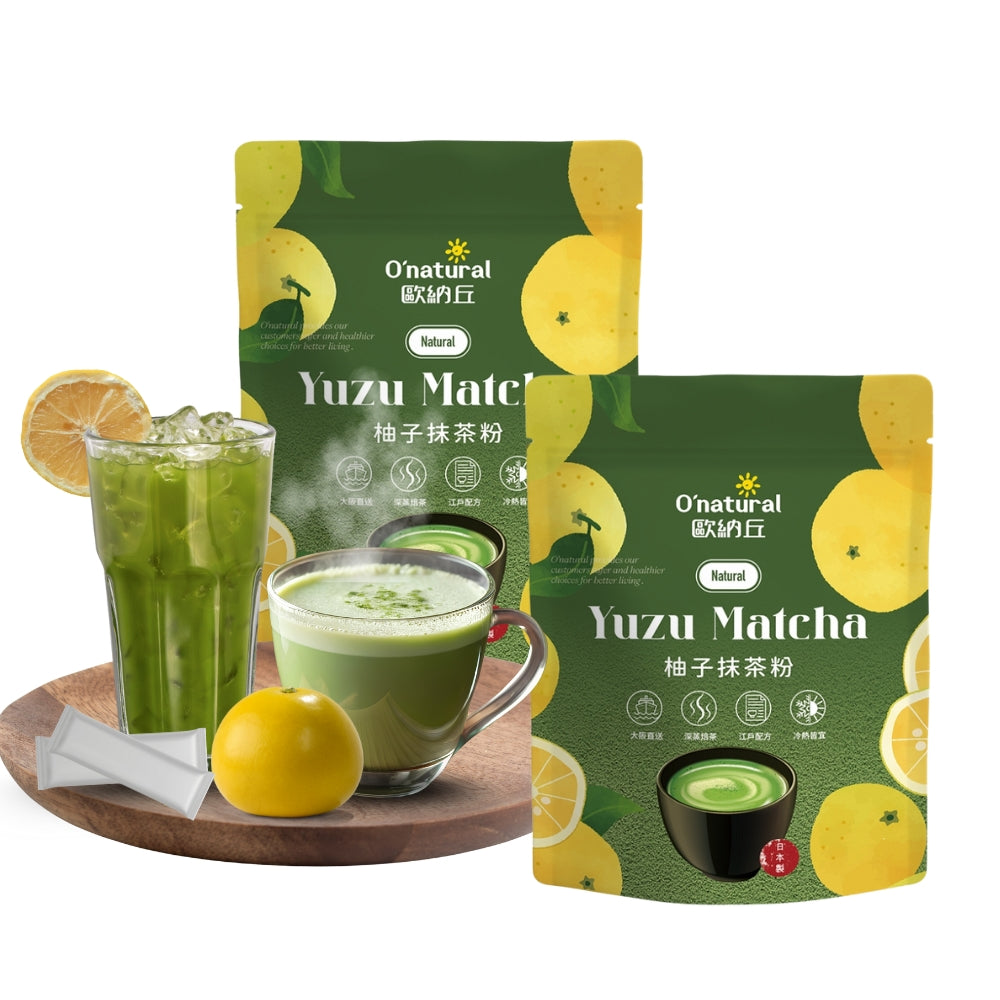 【特價】歐納丘日本頂級柚子抹茶粉 60g(10g*6條)X2包