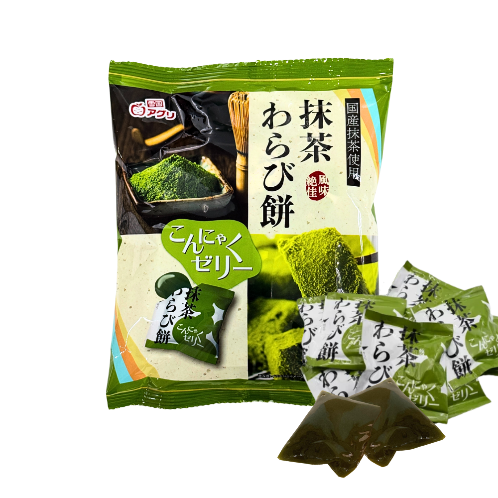 【Aguri 雪國】日本黑糖/抹茶蒟蒻蕨餅 160g(16gX10入)