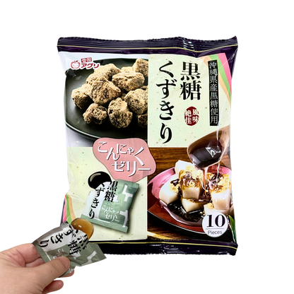 【Aguri 雪國】日本黑糖/抹茶蒟蒻蕨餅 160g(16gX10入)