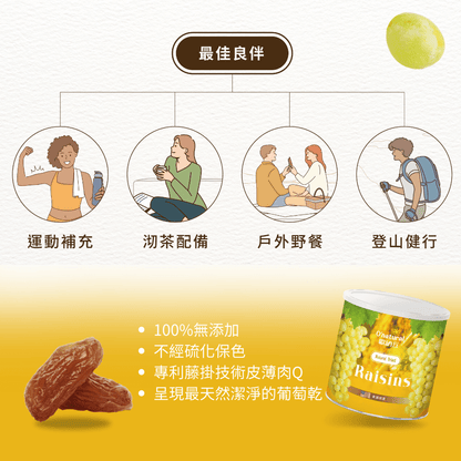 美國加州藤掛葡萄乾 360G