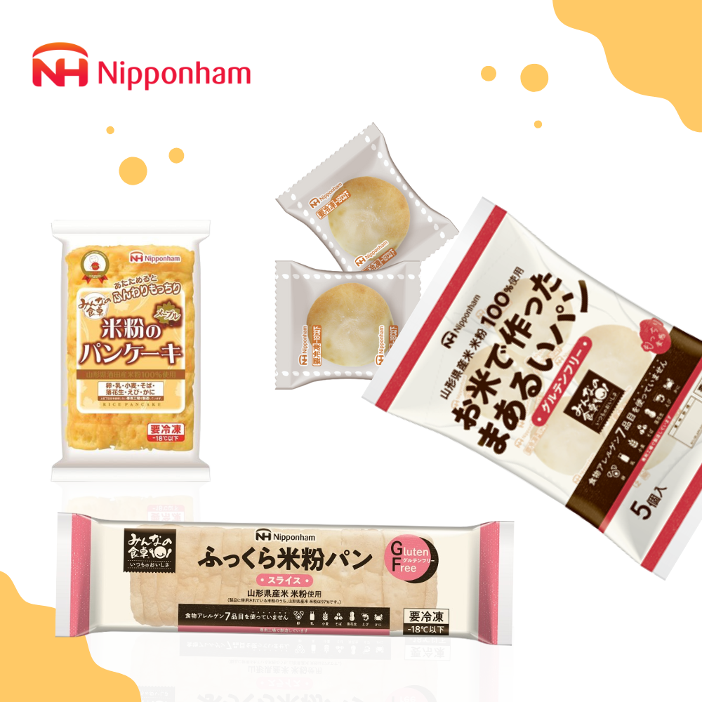 日本無麩質冷凍米麵包
